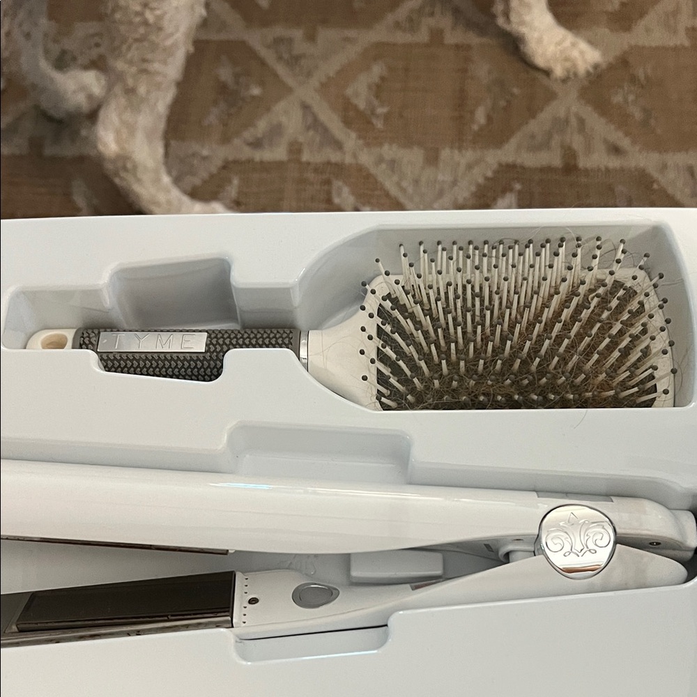 TYME White Accent Collection Hair styling